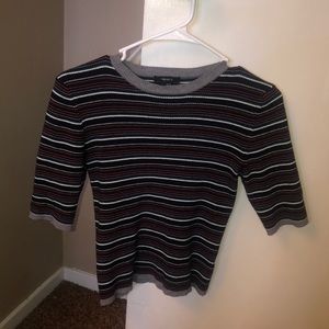 stripped tight shirt